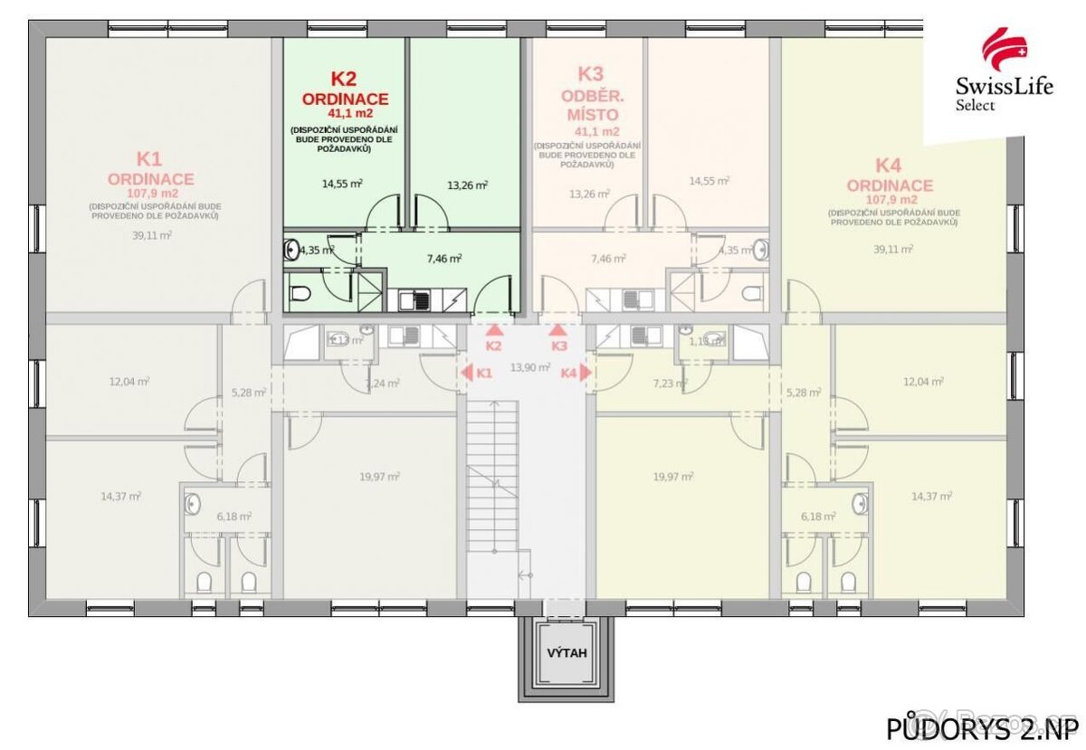 Prodej kanceláře 95 m², Praha 1 – Revoluční