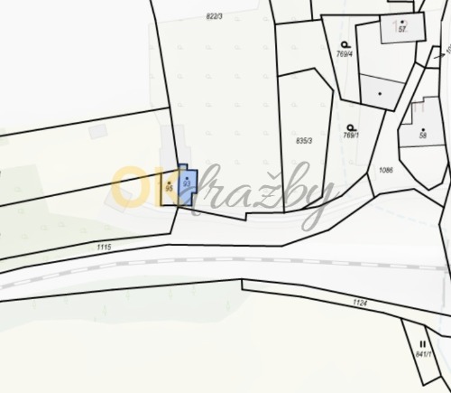 Pozemek o výměře 50 m² v k.ú. Horní Nezly