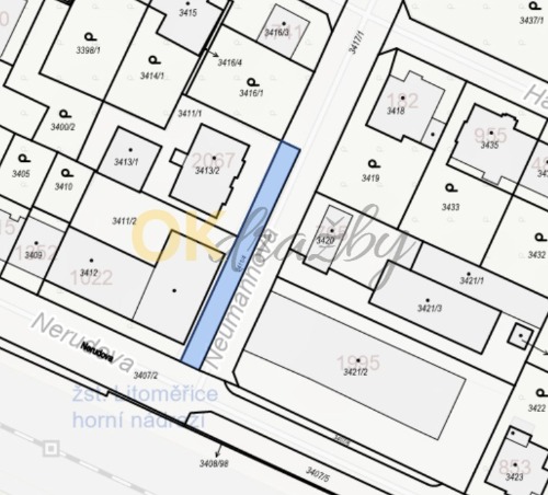 Pozemky o výměře 2 647 m² v k.ú. Litoměřice