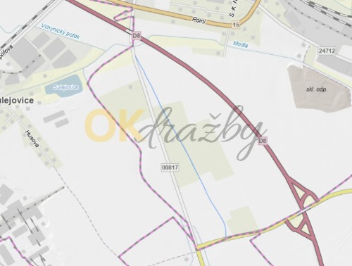 Pozemky o výměře 5 305 m² v k.ú. Lovosice