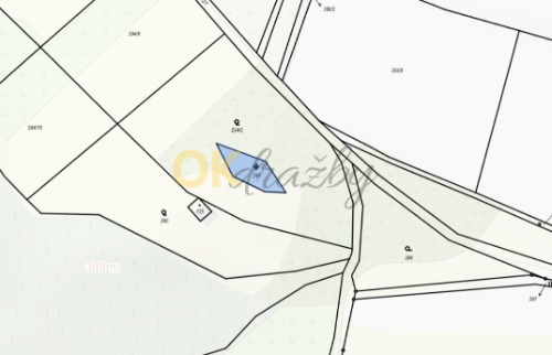Pozemky o výměře 1 331 m² v k.ú. Dřemčice