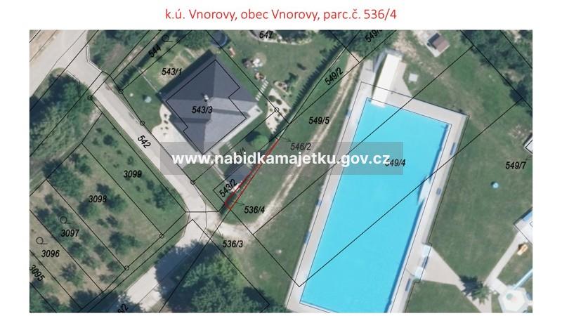 Vnorovy, podíl id. 1/2 p.č. 536/4