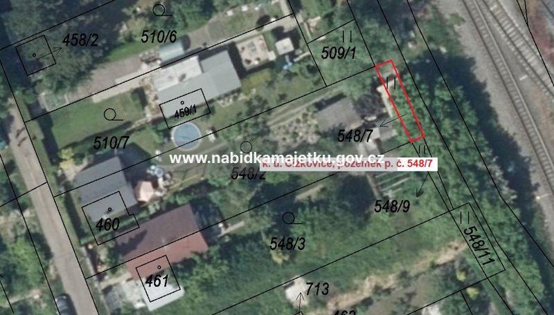 Čížkovice, pozemek p. p. č. 548/7 o výměře 26 m2, aukce č. EAS/ULT/091/2026 — fotka 2