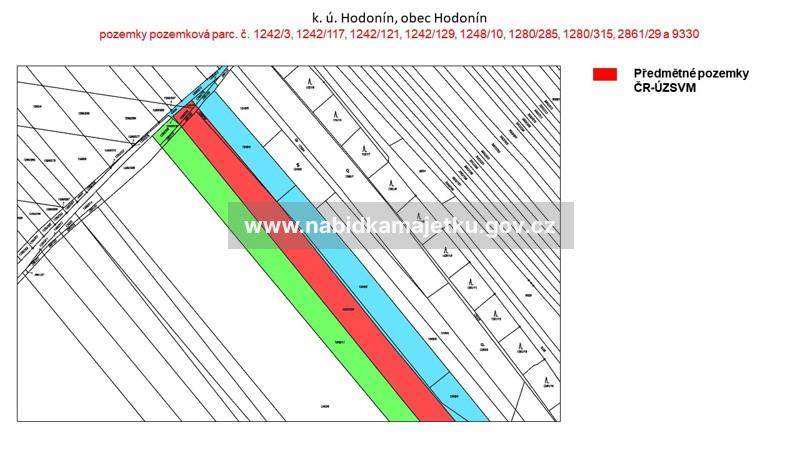 Hodonín, pozemková parc. č. 1242/3, 1242/117, 1242/121, 1242/129, 1248/10, 1280/285, 1280/315, 2861/29 a 9330 — fotka 3