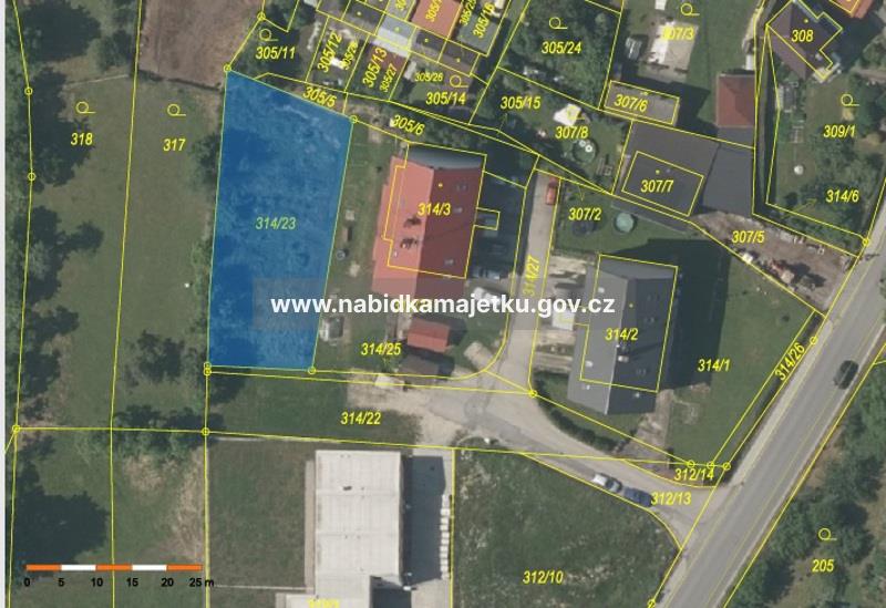 Prodej pozemku p. č. 314/23 v k. ú. Hůry EAS/CB/162/2026 — fotka 2