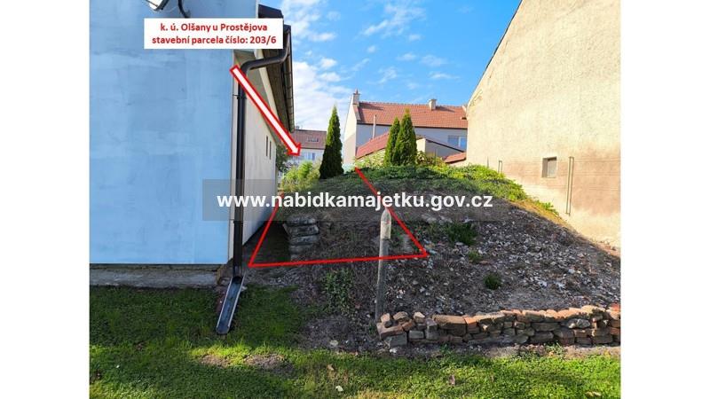 Olšany u Prostějova, pozemek st. 203/6 — fotka 2
