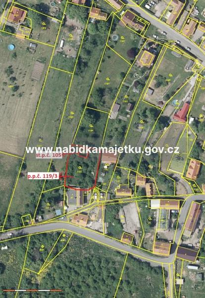 Kamýk u Litoměřic, pozemky st.p.č. 105 a p.p.č. 119/3 o celkové výměře 939 m2, EAS/ULT/084/2026