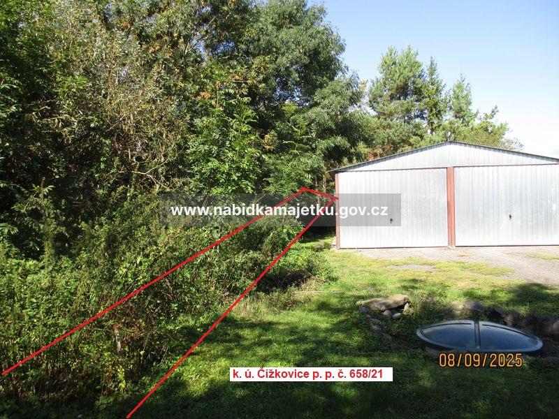 Čížkovice, pozemek p. p. č. 658/21 o výměře 70 m2, aukce č. EAS/ULT/092/2026 — fotka 2