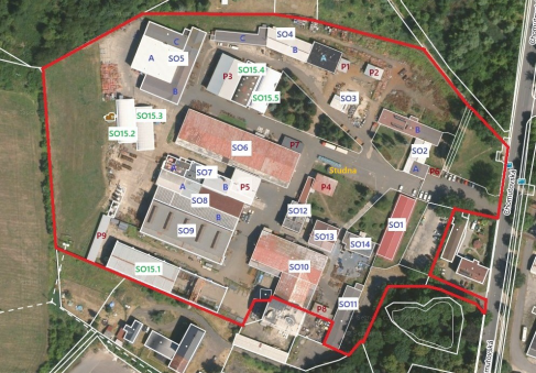 VEŘEJNÁ DRAŽBA - areál STS Prunéřov, a.s., užitná plocha 11.945 m2, pozemky celkem 55.965 m2, včetně strojního zařízení, Kadaň — fotka 4